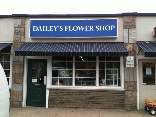 Blue Backlit Sign