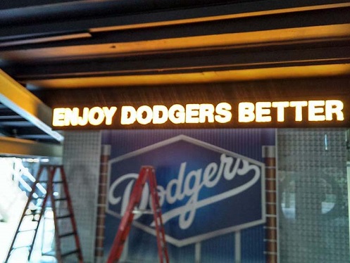Dodgers Channel Letters