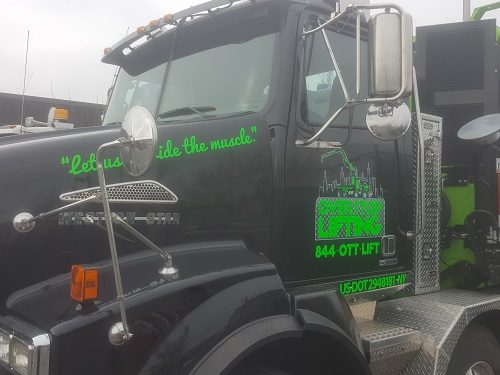 Green Truck Lettering